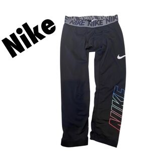 Kids Dri fit Nike Compression 3/4 Pants size Youth Large